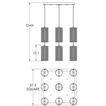 Hammerton CHB0019-09-BS-F-C01-E2 - Uptown Mesh Square Multi-Port-09