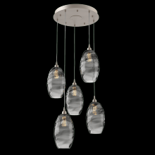 Hammerton CHB0035-05-BS-OS-C01-E2 - Ellisse Round 5pc Multi-Pendant