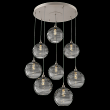 Hammerton CHB0047-08-BS-OS-C01-E2 - Terra Round 8pc Multi-Pendant