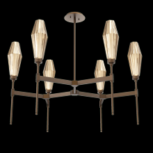 Hammerton CHB0049-37-FB-RB-001-L3 - Aalto Round Belvedere Chandelier-37-Flat Bronze