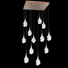 Hammerton CHB0059-12-BB-BC-C01-L3 - Blossom Square 12pc Multi-Pendant