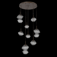 Hammerton CHB0089-08-FB-S-C01-L3 - Mesa Round Pendant Chandelier