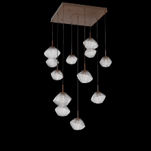 Hammerton CHB0089-09-BB-C-C01-L1 - Mesa Square Pendant Chandelier