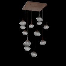 Hammerton CHB0089-09-BB-S-C01-L1 - Mesa Square Pendant Chandelier