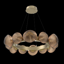 Hammerton CHB0089-36-GB-B-CA1-L1 - Mesa Radial Ring Chandelier