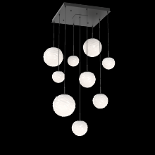 Hammerton CHB0092-09-MB-WL-C01-L3 - Gaia Square Multi-Pendant Chandelier