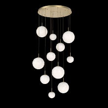 Hammerton CHB0092-11-GB-WL-C01-L3 - Gaia Round Pendant Chandelier