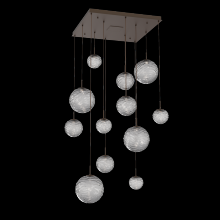 Hammerton CHB0092-12-FB-S-C01-L1 - Gaia Square Multi-Pendant Chandelier