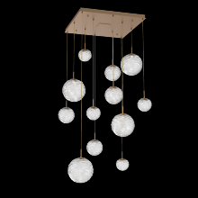 Hammerton CHB0092-12-NB-C-C01-L3 - Gaia Square Multi-Pendant Chandelier