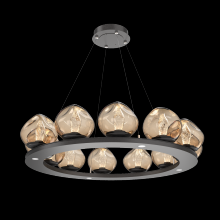 Hammerton CHB0095-0C-GP-GB-CA1-L1 - Luna Ring Chandelier