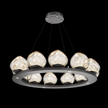 Hammerton CHB0095-0C-GP-ZA-CA1-L1 - Luna Ring Chandelier