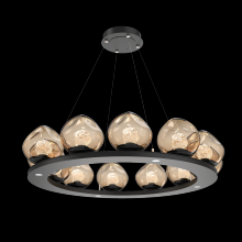 Hammerton CHB0095-0C-MB-FB-CA1-L1 - Luna Ring Chandelier