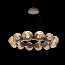 Hammerton CHB0095-36-BB-ZB-CA1-L3 - Luna Radial Ring Chandelier