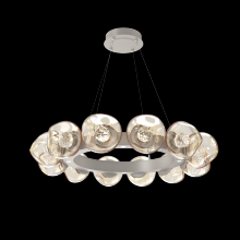 Hammerton CHB0095-36-BS-FA-CA1-L3 - Luna Radial Ring Chandelier