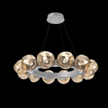 Hammerton CHB0095-36-CS-GB-CA1-L3 - Luna Radial Ring Chandelier