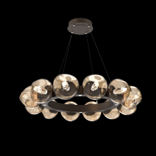 Hammerton CHB0095-36-FB-GB-CA1-L3 - Luna Radial Ring Chandelier