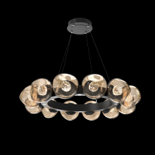 Hammerton CHB0095-36-MB-FB-CA1-L3 - Luna Radial Ring Chandelier