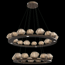 Hammerton CHB0089-2B-FB-A-CA1-L3 - Mesa 36" & 48" Two-Tier Ring-Flat Bronze