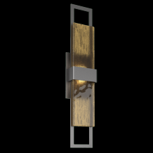 Hammerton ODB0085-02-AG-BG-L2 - Sasha 28" Sconce-Argento Grey-Bronze Granite