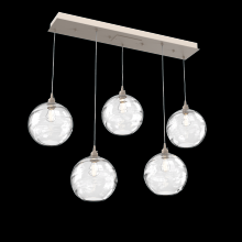 Hammerton PLB0047-05-BS-OC-C01-E2 - Terra Linear 5pc Multi-Pendant