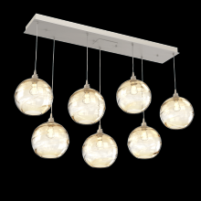 Hammerton PLB0047-07-BS-OA-C01-E2 - Terra Linear 7pc Multi-Pendant