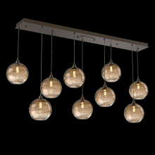 Hammerton PLB0047-09-FB-OB-C01-E2 - Terra Linear 9pc Multi-Pendant