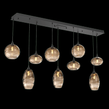 Hammerton PLB0048-09-MB-OB-C01-E2 - Misto Linear 9pc Multi-Pendant