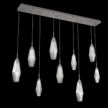 Hammerton PLB0049-09-GP-RS-C01-L1 - Aalto Linear 9pc Multi-Pendant