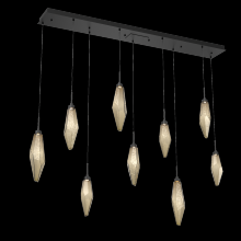 Hammerton PLB0050-09-MB-CB-C01-L1 - Rock Crystal Linear 9pc Multi-Pendant