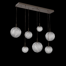 Hammerton PLB0092-07-FB-S-C01-L1 - Gaia Linear Multi-Pendant Chandelier