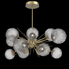 Hammerton PLB0092-0D-GB-S-001-L1 - Gaia Oval Starburst Chandelier