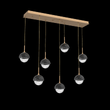  PLB0093-07-NB-BC-C01-L1 - Cabochon Linear Pendant Chandelier