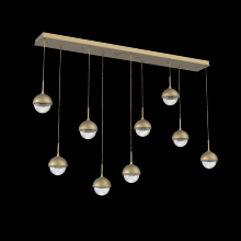 Hammerton PLB0093-09-GB-MC-C01-L3 - Cabochon Linear Pendant Chandelier