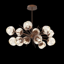 Hammerton PLB0095-0D-BB-GA-001-L3 - Luna Oval Starburst Chandelier