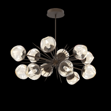 Hammerton PLB0095-0D-FB-GA-001-L3 - Luna Oval Starburst Chandelier