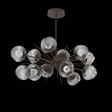 Hammerton PLB0095-0D-FB-ZS-001-L3 - Luna Oval Starburst Chandelier