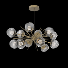 Hammerton PLB0095-0D-GB-FS-001-L3 - Luna Oval Starburst Chandelier