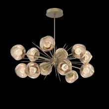 Hammerton PLB0095-0D-GB-ZB-001-L3 - Luna Oval Starburst Chandelier