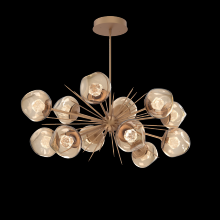 Hammerton PLB0095-0D-NB-ZB-001-L3 - Luna Oval Starburst Chandelier