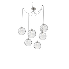 Hammerton SCB0047-06-BS-OC-C01-E2 - Terra Round 6pc Swag Multi-Pendant