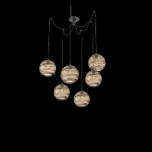 Hammerton SCB0047-06-MB-OB-C01-E2 - Terra Round 6pc Swag Multi-Pendant