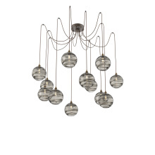Hammerton SCB0047-12-FB-OS-C01-E2 - Terra Round 12pc Swag Multi-Pendant