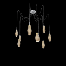 Hammerton SCB0049-09-CS-RB-C01-L1 - Aalto Round 9pc Swag Multi-Pendant