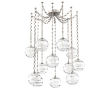 Hammerton SNB0047-12-BS-OC-CH2-E2 - Terra Multi Light Pendant Multi Port Canopy Beige Silver