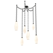 Hammerton SNB0049-06-MB-RA-CH2-L3 - Aalto Multi Light Pendant Multi Port Canopy Matte Black