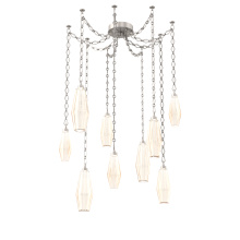 Hammerton SNB0049-09-BS-RA-CH1-L3 - Aalto Multi Light Pendant Multi Port Canopy Beige Silver