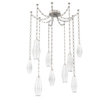 Hammerton SNB0049-09-BS-RC-CH1-L3 - Aalto Multi Light Pendant Multi Port Canopy Beige Silver
