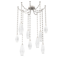Hammerton SNB0049-09-BS-RC-CH3-L3 - Aalto Multi Light Pendant Multi Port Canopy Beige Silver