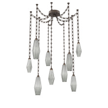 Hammerton SNB0049-09-FB-RS-CH3-L3 - Aalto Multi Light Pendant Multi Port Canopy Flat Bronze