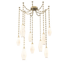 Hammerton SNB0049-09-GB-RA-CH3-L3 - Aalto Multi Light Pendant Multi Port Canopy Gilded Brass